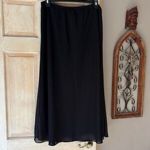 MSK Black Maxi Skirt Size 22